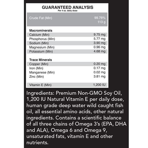 omega xl ingredients label|omega xl direct ingredients.